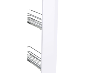 Kit façade meuble cuisine Blanc Brillant 1 porte H. 71,7 cm x L. 14,7 cm