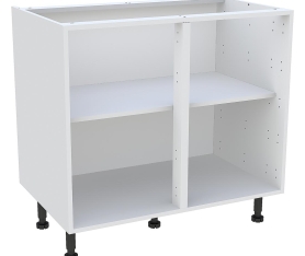 Caisson Meuble bas cuisine Blanc H. 72 cm x L. 90 cm