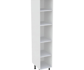 Caisson Colonne cuisine Blanc H. 201,6 cm x L. 40 cm