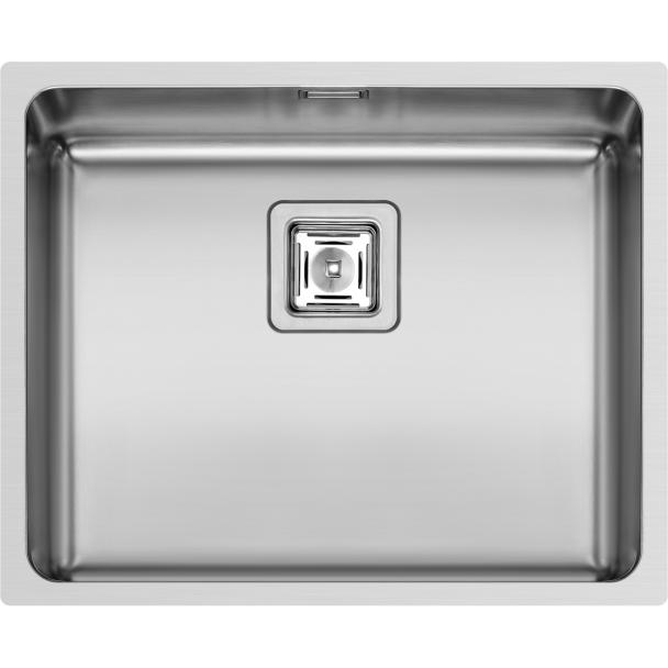 Evier 1 cuve sans égouttoir inox