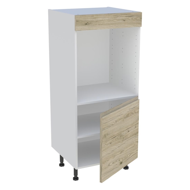 Demi-colonne cuisine pour four avec 1 porte H.129,6 cm x L. 60 cm