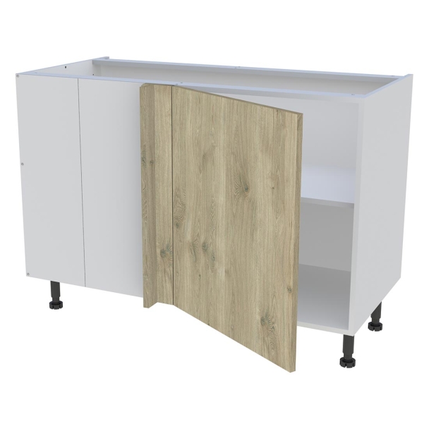 Meuble bas d'angle cuisine 1 porte H.72 cm x L. 120 cm