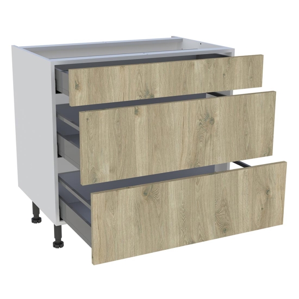 Bas 900 1tiroir 2casseroliers