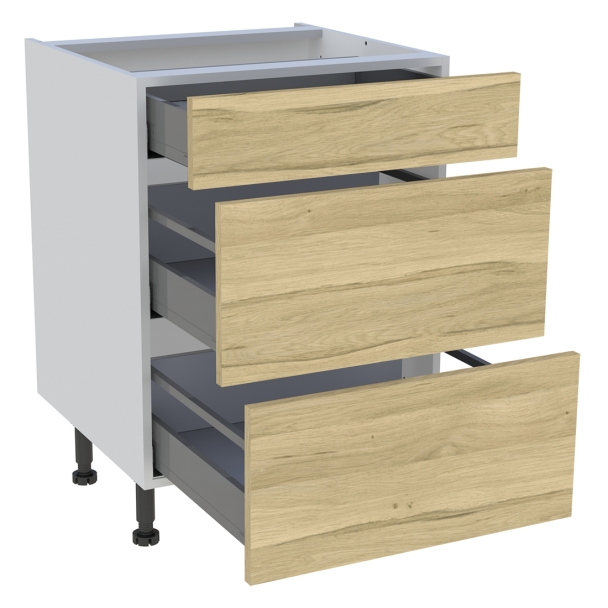 Bas 600 1tiroir 2casseroliers