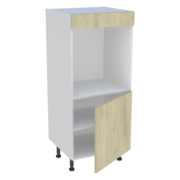 Demi-colonne cuisine pour four avec 1 porte H.129,6 cm x L. 60 cm