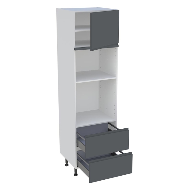 Colonne 600 four + micro-onde 2casseroliers  1porte 