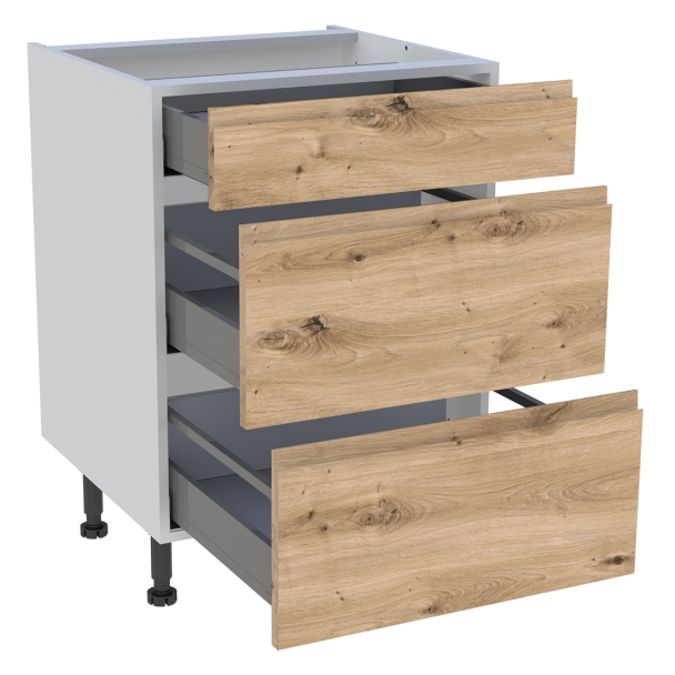 Bas 600 1tiroir 2casseroliers