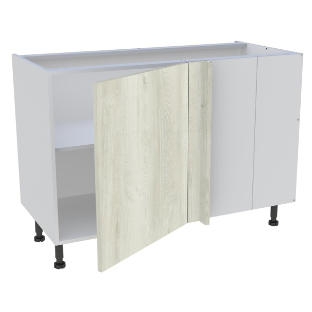 Meuble bas d'angle cuisine 1 porte H.72 cm x L. 120 cm