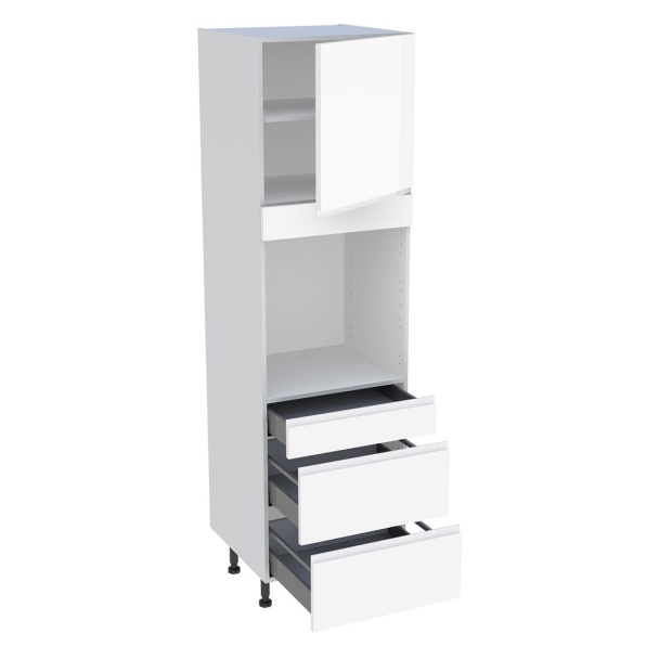 Colonne 600 four 1porte 1tiroir 2casseroliers 