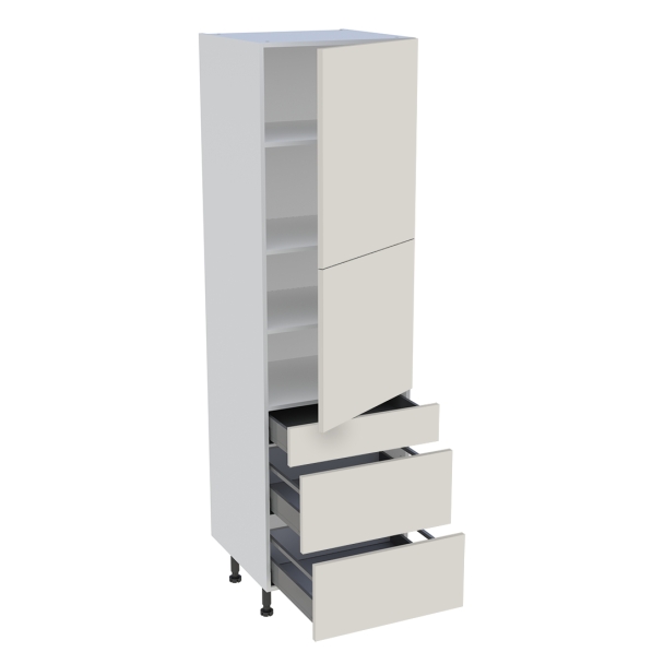 Colonne  600 2portes 1tiroir 2casseroliers 