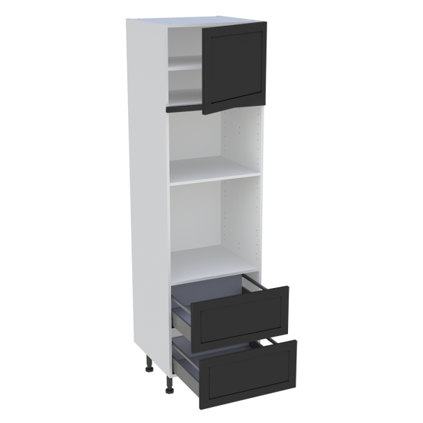 Colonne 600 four + micro-onde 2casseroliers  1porte 