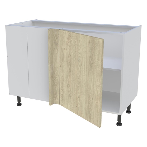 Meuble bas d'angle cuisine 1 porte H.72 cm x L. 120 cm