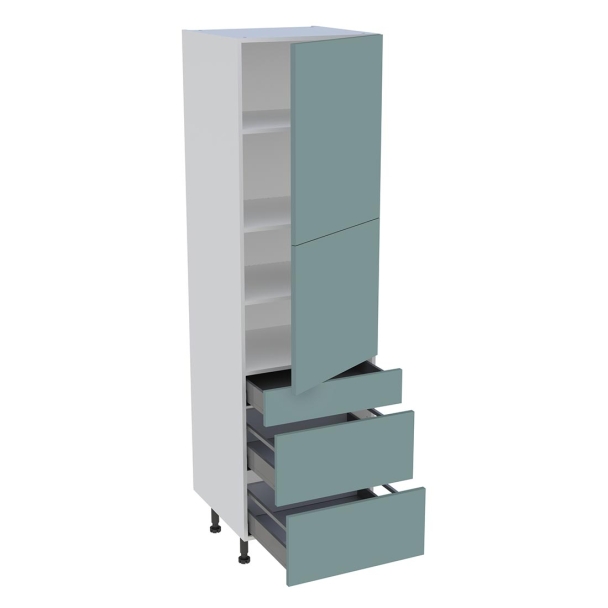 Colonne  600 2portes 1tiroir 2casseroliers 