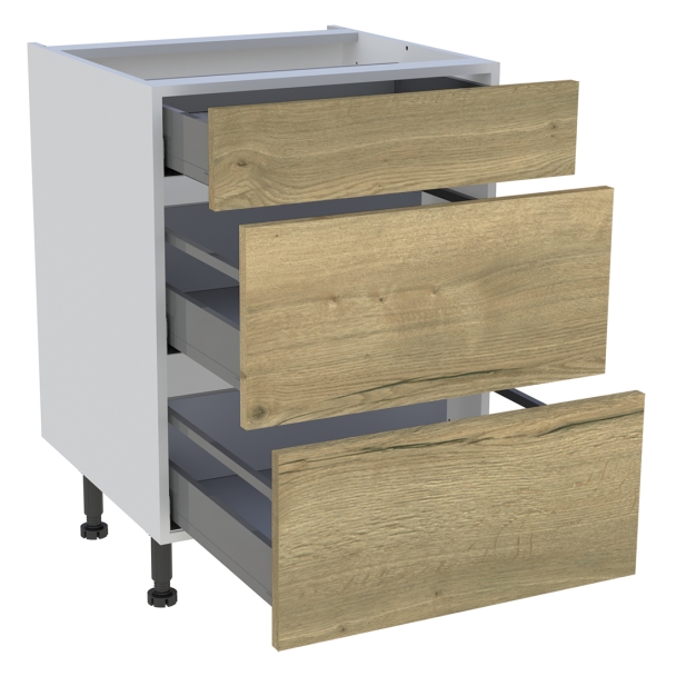 Bas 600 1tiroir 2casseroliers