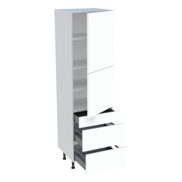 Colonne  600 2portes 1tiroir 2casseroliers 
