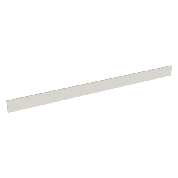 Plinthe ou fileur meuble cuisine L. 240 cm - Noir mat