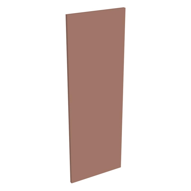 Coté de remplacement meuble haut cuisine grande hauteur GRIS CENDRE BRILLANT - H. 100.8 cm