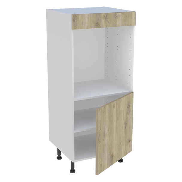 Demi-colonne cuisine pour four avec 1 porte H.129,6 cm x L. 60 cm