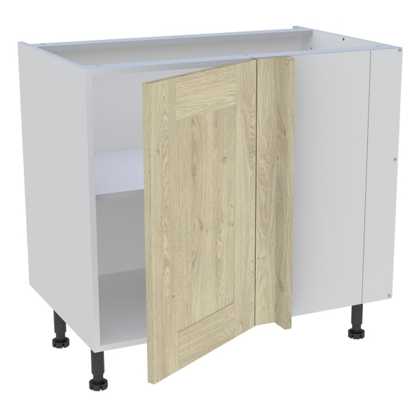 Meuble bas d'angle cuisine 1 porte H.72 cm x L. 90 cm