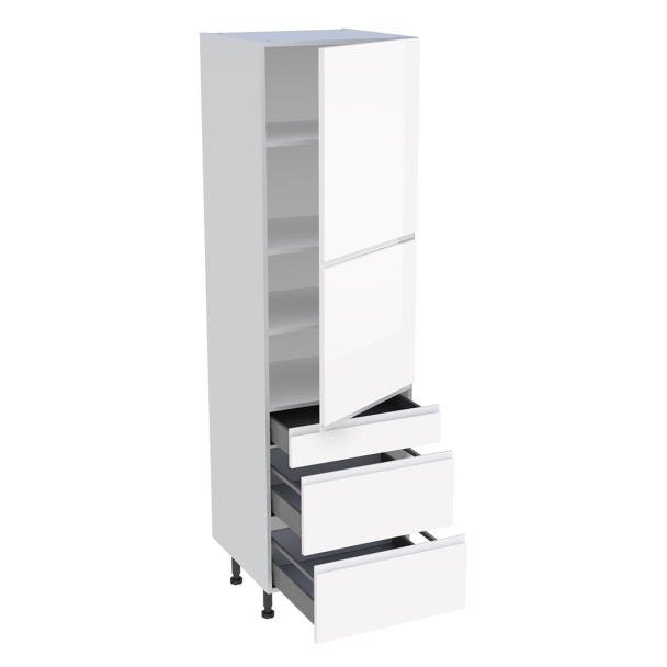Colonne  600 2portes 1tiroir 2casseroliers 