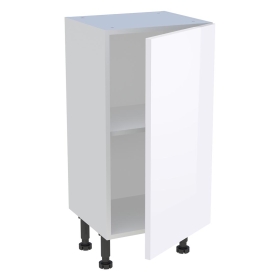 Meuble bas cuisine 1 porte H.72 cm x L. 40 cm x P.36,9 cm - Blanc Brillant