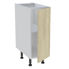 Meuble bas cuisine 1 porte H.72 cm x L. 30 cm - Chêne naturel