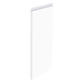 Kit façade meuble cuisine Blanc Mat Sans Poignée 1 porte H. 71,7 cm x L. 39,7 cm