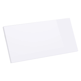 Kit façade meuble cuisine Blanc Brillant 1 porte H. 28,5 cm x L. 59,7 cm