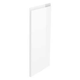 Kit façade meuble cuisine Blanc Brillant Sans Poignée 1 porte H. 71,7 cm x L. 39,7 cm