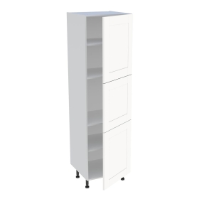 Colonne cuisine 3 portes H.201,6 cm x L. 60 cm - Blanc Cadre