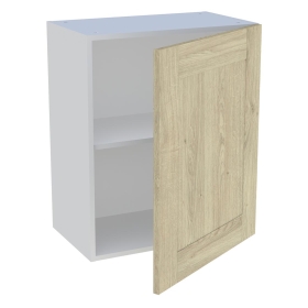 Meuble haut cuisine 1 porte H.72 cm x L. 60 cm - Chêne Naturel Cadre