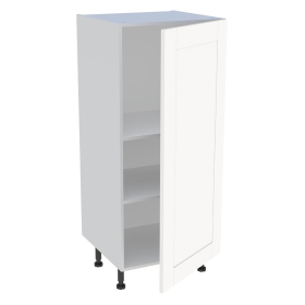 Demi-colonne cuisine 1 porte H.129,6 cm x L. 60 cm - Blanc Cadre