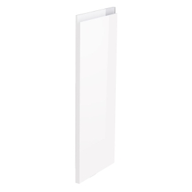 Kit façade meuble cuisine Blanc Brillant Sans Poignée 1 porte H. 71,7 cm x L. 29,7 cm