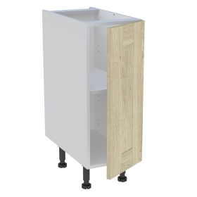 Meuble bas cuisine 1 porte H.72 cm x L. 30 cm - Chêne Naturel Cadre