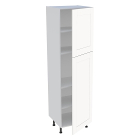 Colonne cuisine 2 portes H.201,6 cm x L. 60 cm - Blanc Cadre