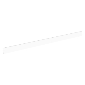 Plinthe ou fileur meuble cuisine L. 240 cm - Blanc mat sans poignée
