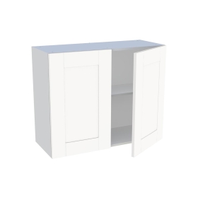 Meuble haut cuisine 2 portes H.72 cm x L. 90 cm - Blanc Cadre