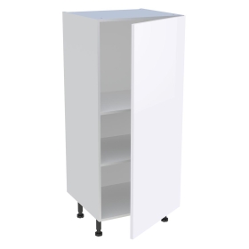 Demi-colonne cuisine 1 porte H.129,6 cm x L. 60 cm - Blanc Brillant