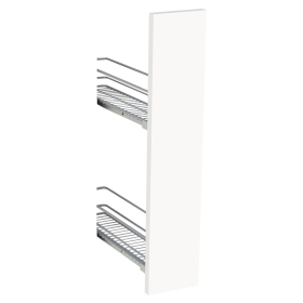 Kit façade meuble cuisine Blanc Cadre 1 porte H. 71,7 cm x L. 14,7 cm