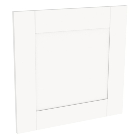 Kit façade meuble cuisine Blanc Cadre 1 porte H. 57,3 cm x L. 59,7 cm