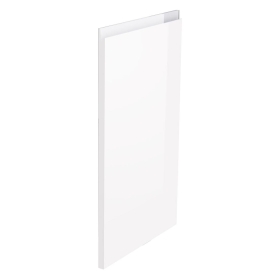 Kit façade meuble cuisine Blanc Brillant Sans Poignée 1 porte H. 71,7 cm x L. 44,7 cm