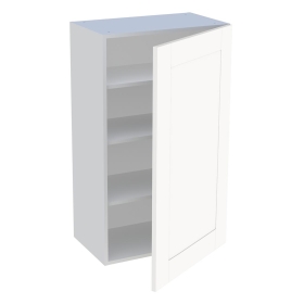 Meuble haut cuisine 1 porte H.100,8 cm x L. 60 cm - Blanc Cadre