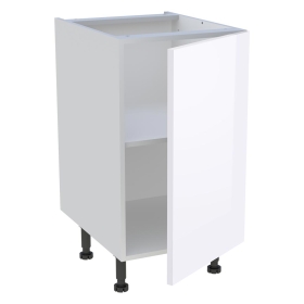 Meuble bas cuisine 1 porte H.72 cm x L. 45 cm - Blanc Brillant