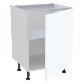 Meuble bas cuisine 1 porte H.72 cm x L. 60 cm - Blanc Mat