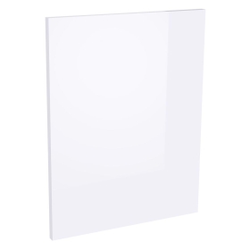 Kit façade meuble cuisine Blanc Brillant 1 porte H. 57,3 cm x L. 44,7 cm