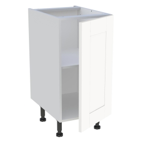 Meuble bas cuisine 1 porte H. 72 cm x L. 40 cm - Blanc Cadre