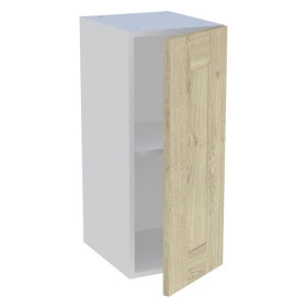 Meuble haut cuisine 1 porte H.72 cm x L. 30 cm - Chêne Naturel Cadre