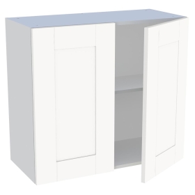 Meuble haut cuisine 2 portes H. 72 cm x L. 80 cm - Blanc Cadre