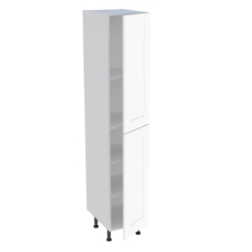 Colonne cuisine 2 portes H.201,6 cm x L. 40 cm - Blanc Cadre