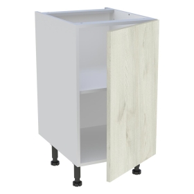 Meuble bas cuisine 1 porte H.72 cm x L. 45 cm - Chêne Blanchi